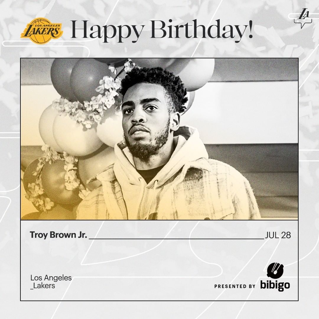 Happy first Purple and Gold birthday, Troy Brown Jr.!...