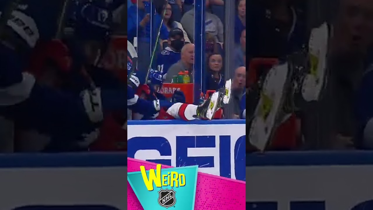 Wrong Bench! 😬 | Weird NHL #shorts
