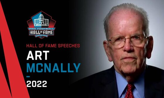 Art McNally Full Hall of Fame Speech | 2022 Pro Football Hall of Fame | NFL