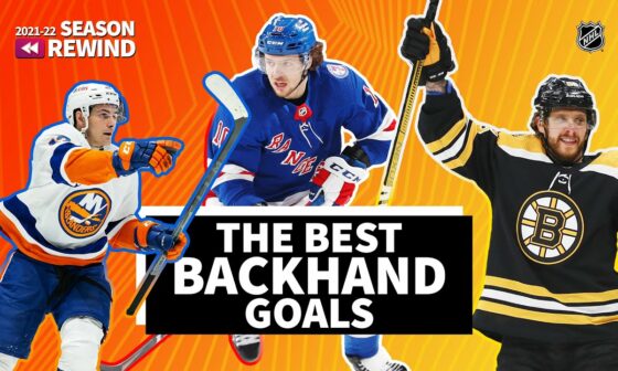 Best Backhand Goals from the 2021-22 NHL Season
