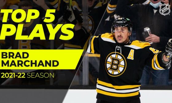 Top 5 Brad Marchand Plays from 2021-22 | NHL