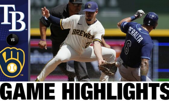 Rays vs Brewers Game Highlights (8/10/22) | MLB Highlights