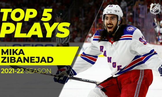 Top 5 Mika Zibanejad Plays from 2021-22 | NHL