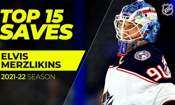 Top 15 Elvis Merzlikins Saves from 2021-22 | NHL