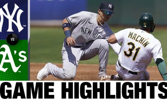 Yankees vs. A's Game Highlights (8/28/22) | MLB Highlights