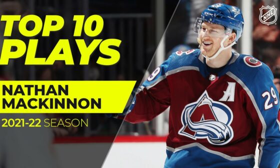 Top 10 Nathan MacKinnon Plays from 2021-22 | NHL