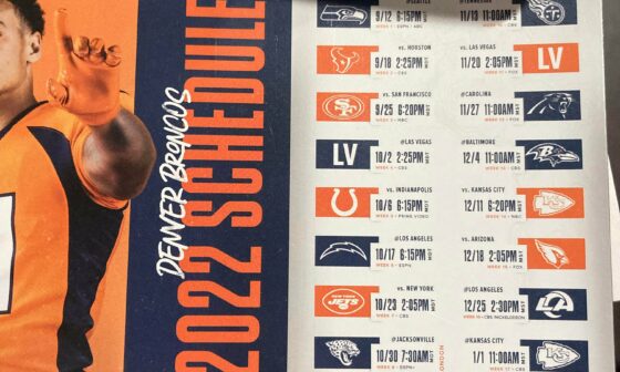 Hate the Raiders so much, we didn’t even put their logo on our 2022 magnet schedules.
