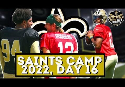 Saints camp 2022 Day 16 (Saints VS Packers Practice)