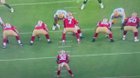 [Baldinger] .@49ers @TyDavisPrice sure did some flashing last night. Shows 1cut change of direction; power; and can find the daylight. Good start. Get on the “Jugs Machine” #BaldysBreakdowns