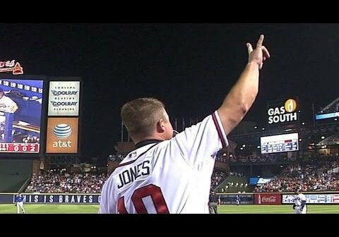 40-year old Chipper Jones goes 5-5, exits with curtain call