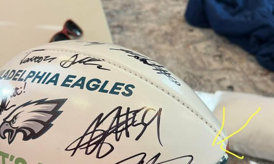 Whose autograph is this? My son went to training camp and got a bunch of autographs but I wasn’t able to attend.