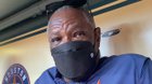 [McTaggart] Dusty Baker when asked about not playing Chas McCormick against LHP.