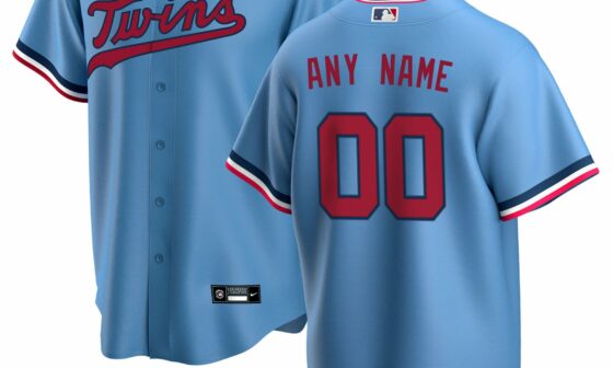 Does anyone know why the Men's Minnesota Twins Nike Light Blue Alternate Replica Custom Jersey is unavailable ? It has been for a few months