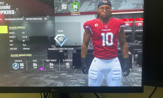 Look at how they massacred my boy… ( STAR dev for hop in the new madden…)