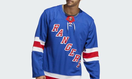 25% off adidas Rangers Home Authentic Jerseys (use code SAVEMORE)