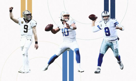 [Athletic article] NFL QB Betrayal Index: Drew Brees, Justin Herbert and Tony Romo top the list