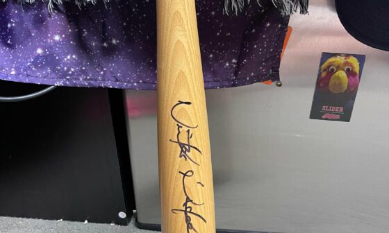 My brother just gave me this bat, he doesn’t know the signature. Does it look familiar to anyone? The home team in the area is the Guardians/Indians