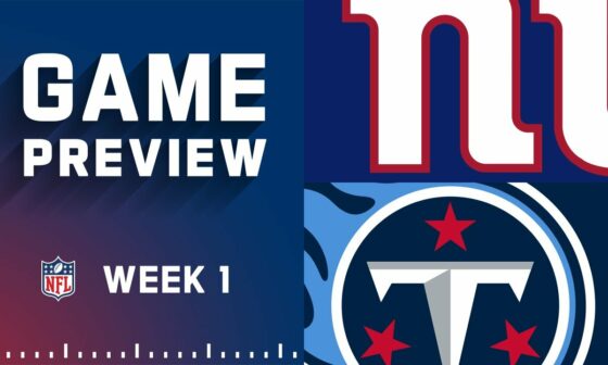 New York Giants vs. Tennessee Titans Week 1 Preview | 2022 NFL Season
