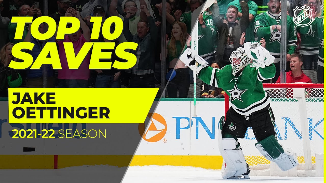 Top 10 Jake Oettinger Saves from 2021-22 | NHL