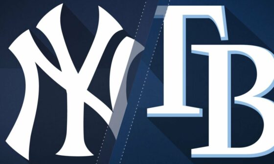 IT'S NOT WHAT YOU WANT: The Yankees fell to the Rays by a score of 2-1 - September 03, 2022 @ 06:10 PM EDT