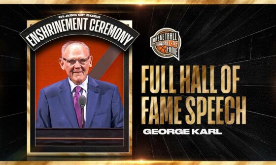George Karl | Hall of Fame Enshrinement Speech
