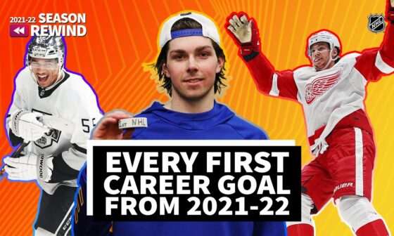 Every First Career Goal from the 2021-22 Season | NHL