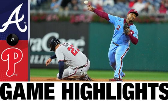 Braves vs. Phillies Game Highlights (9/22/22) | MLB Highlights