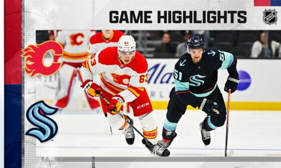Flames @ Kraken 9/27 | NHL Highlights