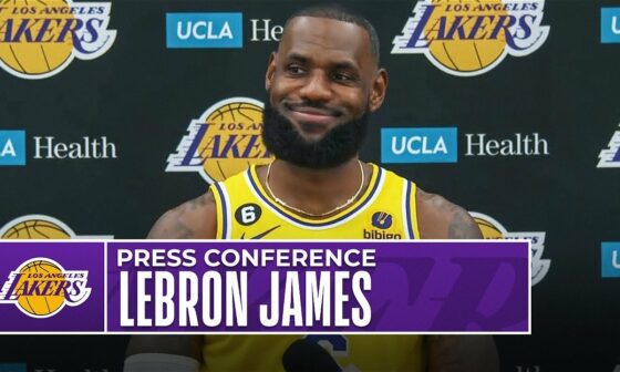 LeBron James Talks Lakers Future, All-Time Scoring Record & More At #NBAMediaDay