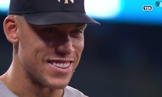 "It took me longer than I wanted to!" | Aaron Judge talks on tying the AL record for homers with 61!