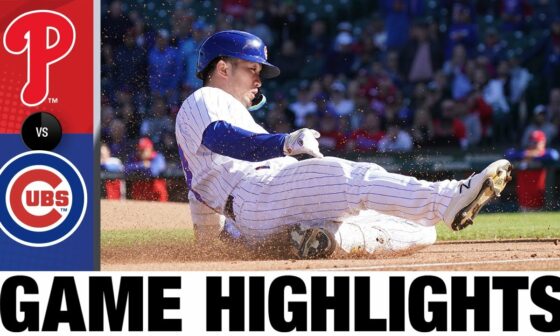 Phillies vs Cubs Game Highlights (9/29/22) | MLB Highlights