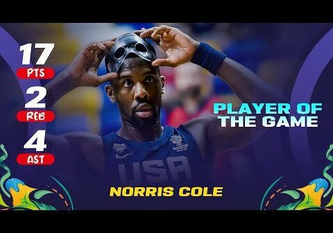 Heat Legend Norris Cole ballin on the USA National team in the Americup!