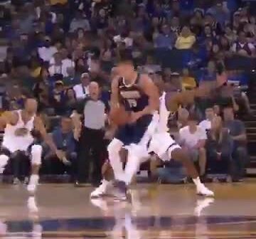 I'd never seen this pass before - maybe his best. Preseason game vs GSW in 2017