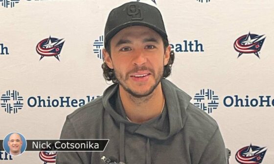 Gaudreau focusing on new home with Blue Jackets, arrival of first child -> by [ Nicholas J. Cotsonika @cotsonika / NHL.com Columnist]