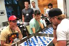[STL Chess Club] American Rapper Logic played an epic game vs hockey player Robert Thomas (St. Louis Blues) in the presence of Danny Rensch and Ray Robson