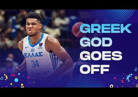 Giannis drops 41pts vs Ukraine, second best score after Dirk dropping 43 back in 2001. 41/9/2 | EuroBasket