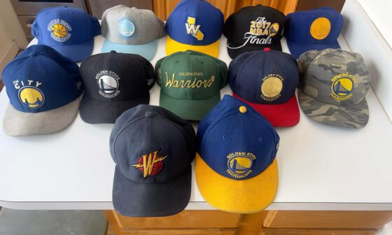 A Warriors Fan Hat Collection