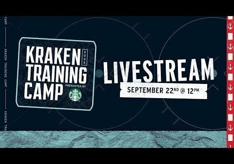 Kraken Training Camp Livestream live now