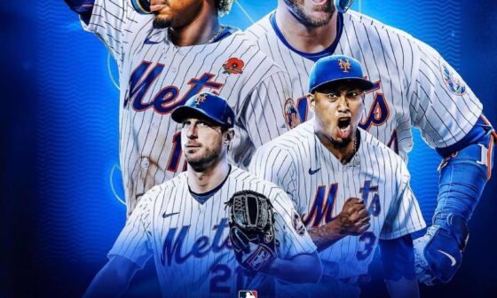 Forgot to post this but My Mets are finally gonna be playing baseball in October. Here we go, we stay healthy, we’ll be in the World Series. Mark My words