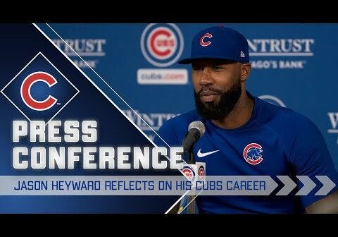 Cubs Outfielder Jason Heyward Addresses the Media and Reflects on His Cubs Career