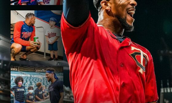 [Twins] Our 2022 nominee for the Roberto Clemente Award is Byron Buxton! Thank you for all that you do within our community! Vote for him now! mlb.com/clemente21