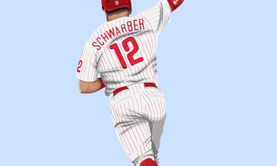just finished this Schwarber illustration! feedback and critique appreciated!