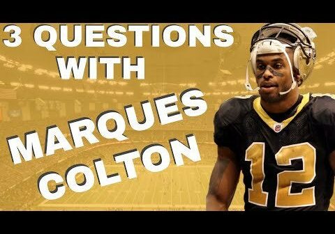 Saints' MARQUES COLSTON Discusses Being a 7th-Round Draft Choice, Early NFL Influences and 2009.