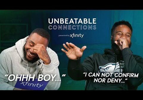 Miles Sanders & Boston Scott Do Their best Impressions of Eagles Teammates | Unbeatable Connections