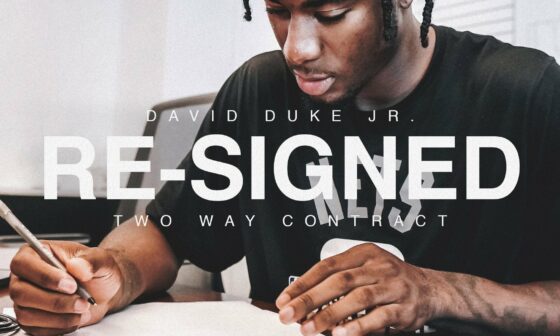 Nets have re-signed DDJ to a two-way contract