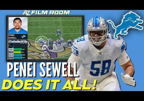 Penei Sewell is Playing like the BEST OF THE BEST: Film Breakdown -A to Z Sports Film Room