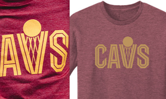 Has anybody bought this new wine tee? The two available images look very different in terms of font size and shirt color.