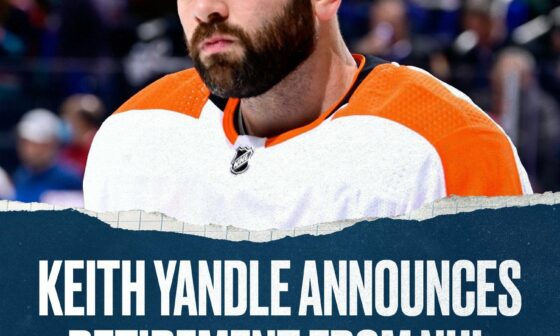 [Sportsnet] Keith Yandle announced via spittinchiclets that he is calling it a career!