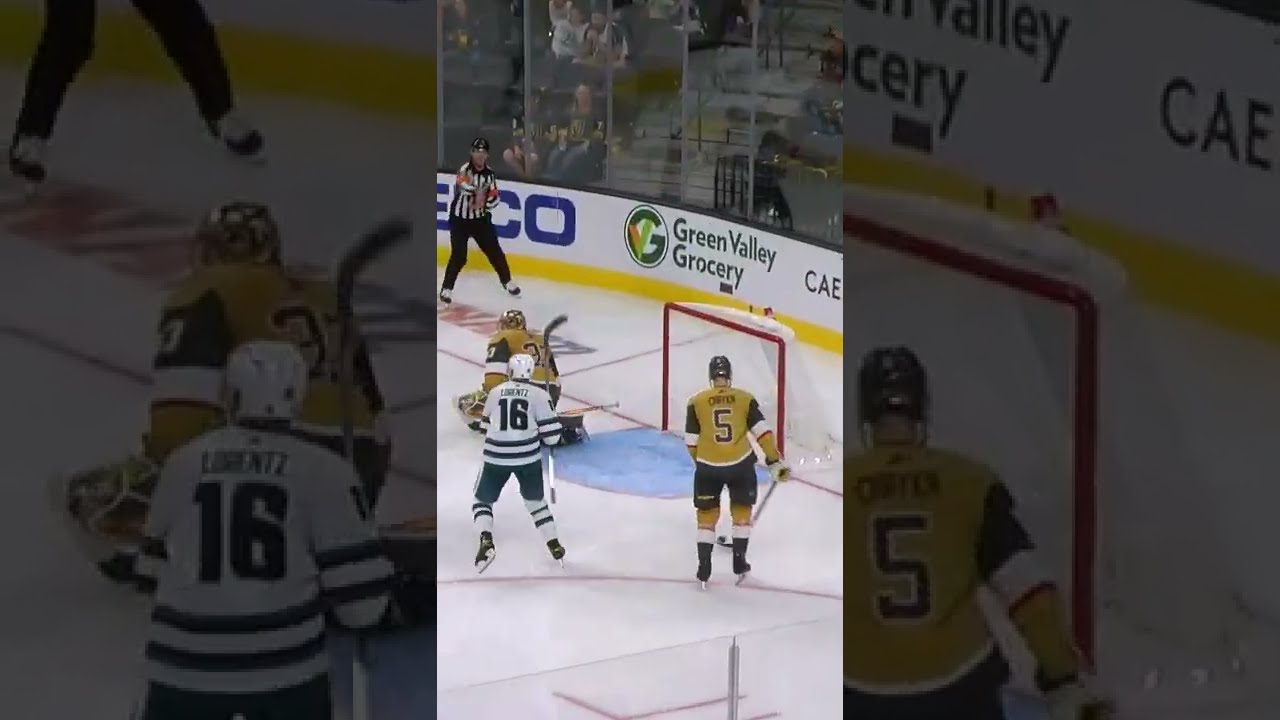 Sharks' Gushchin with a hatty