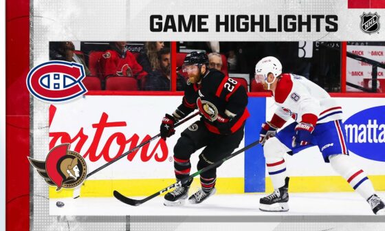 Canadiens @ Senators 10/1 | NHL Highlights 2022